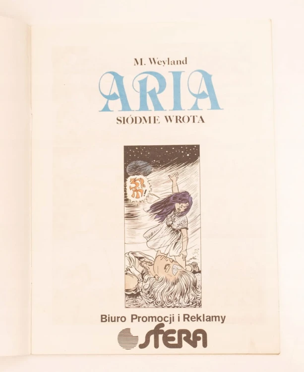 STARY KOMIKS ARIA SIÓDME WROTA 1990