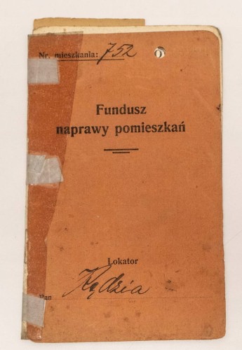 STARA KSIĄŻKA FUNDUSZ NAPRAWY MIESZKAŃ POZNAŃ 1927