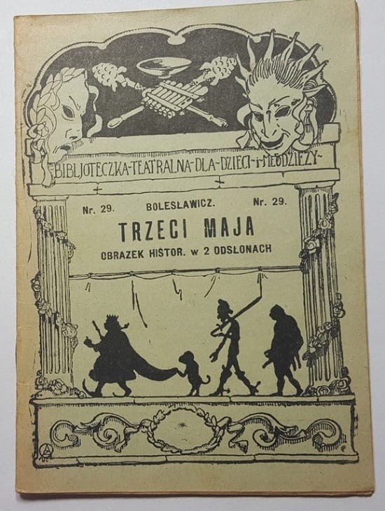 TRZECI MAJA BIBLIOTECZKA TEATRALNA LWÓW 1928