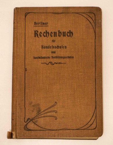 KSIĄŻKA NIEMIECKA SZKOŁA HANDLU ZADANIA 1914