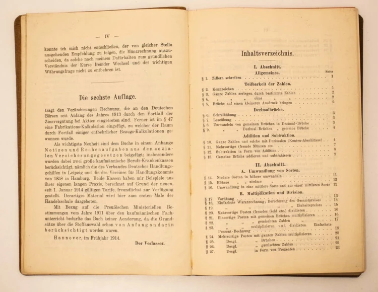 KSIĄŻKA NIEMIECKA SZKOŁA HANDLU ZADANIA 1914