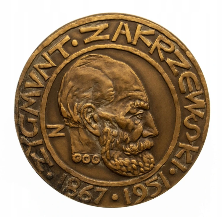 MEDAL Z. ZAKRZEWSKI BADACZ NUMIZMATYKI PIASTÓW