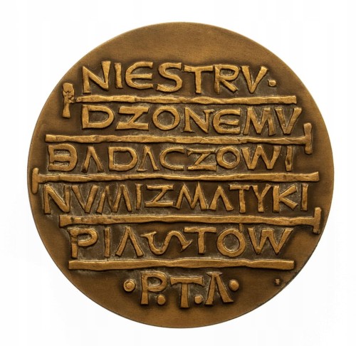 MEDAL Z. ZAKRZEWSKI BADACZ NUMIZMATYKI PIASTÓW