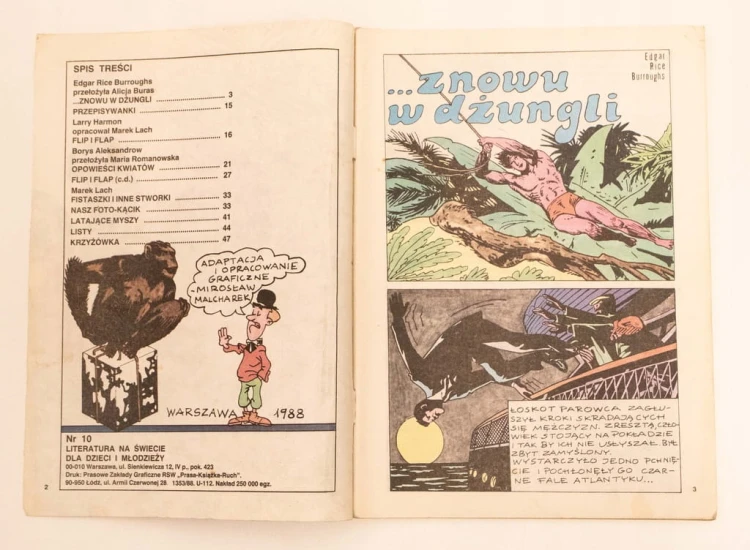 STARY KOMIKS POWRÓT JARZANA 1988