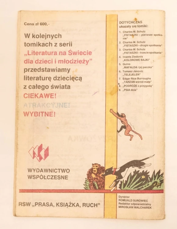 STARY KOMIKS POWRÓT JARZANA 1988