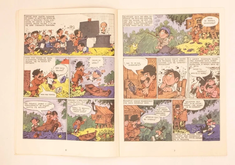 STARY KOMIKS PRZYGODY HUCKA 1991