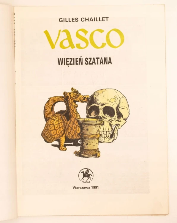 STARY KOMIKS VASCO WIĘZIEŃ SZATANA 1991