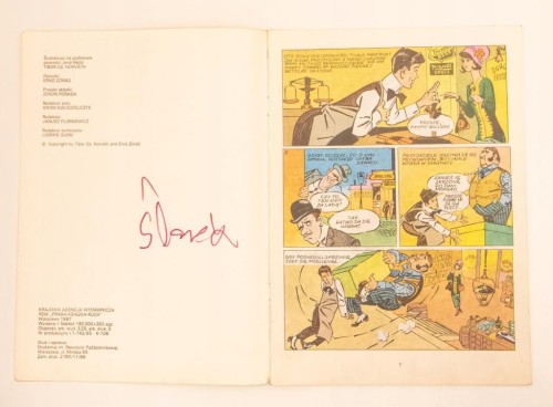 STARY KOMIKS MIASTO MILCZĄCYCH REWOLWEROWCÓW 1987