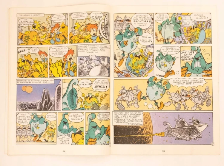 STARY KOMIKS TIMOTHEE TITAN SPOTKANIE NA PROKTORZE