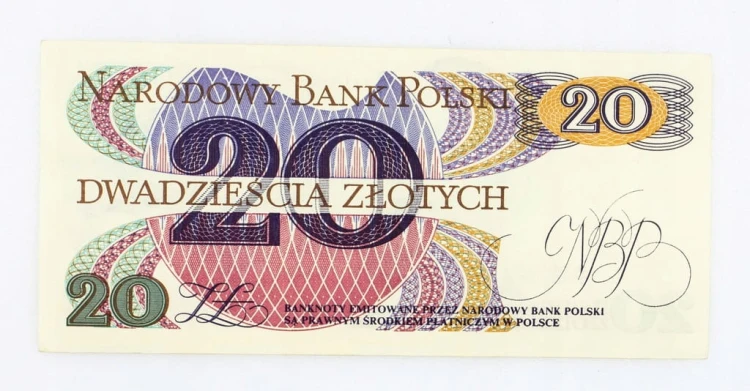 20 ZŁOTYCH 1982 ROK s. AH st. 1