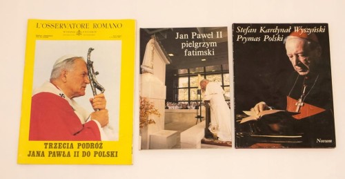 ZESTAW STARYCH KSIĄŻEK JAN PAWEŁ II