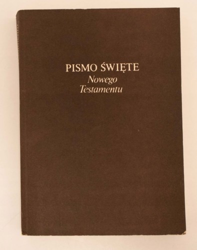 STARA KSIĄŻKA PISMO ŚWIĘTE NOWEGO TESTAMENTU 1985