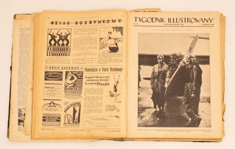 STARY ZBIÓR TYGODNIKA ILUSTROWANEGO 1930