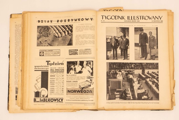 STARY ZBIÓR TYGODNIKA ILUSTROWANEGO 1930
