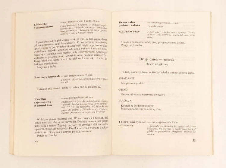 STARA KSIĄŻKA DIETA ŻYCIA M. BŁASZCZYSZYN 1991