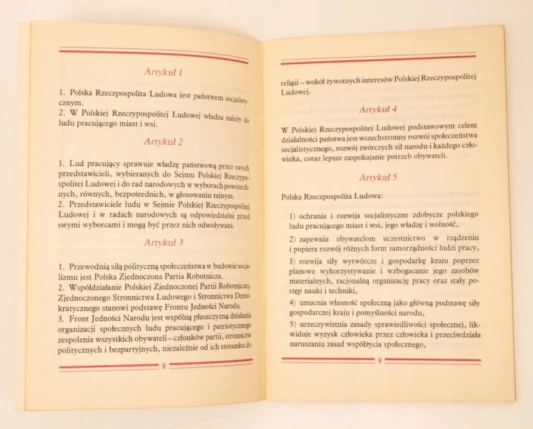 STARA KSIĄŻKA KONSTYTUCJA PRL 1979