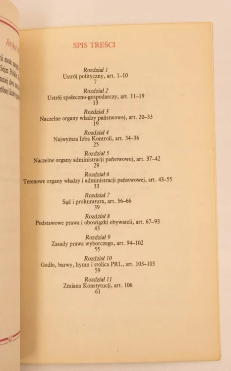 STARA KSIĄŻKA KONSTYTUCJA PRL 1979