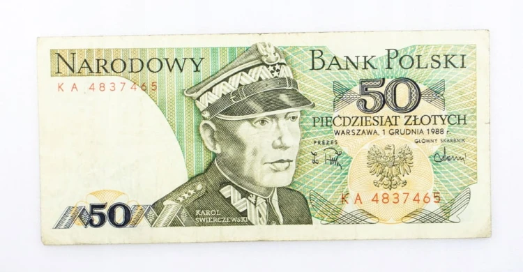 50 ZŁOTYCH 1988 ROK s. KA st. 3+
