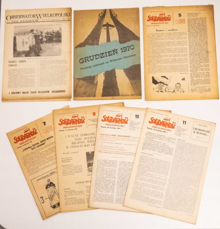 ZESTAW STARYCH CZASOPISM SOLIDARNOŚĆ WLKP 1981