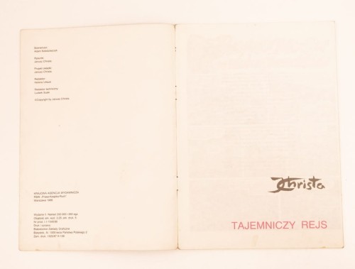 STARY KOMIKS TAJEMNICZY REJS 1988