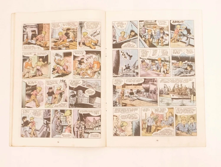 STARY KOMIKS TAJEMNICZY REJS 1988