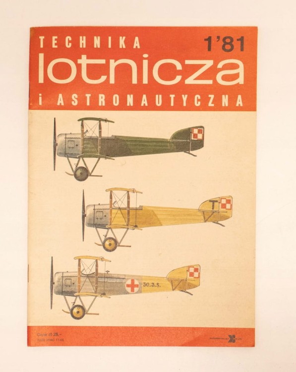 STARY MIESIĘCZNIK TECHNIKA LOTNICZA NR 1 1981