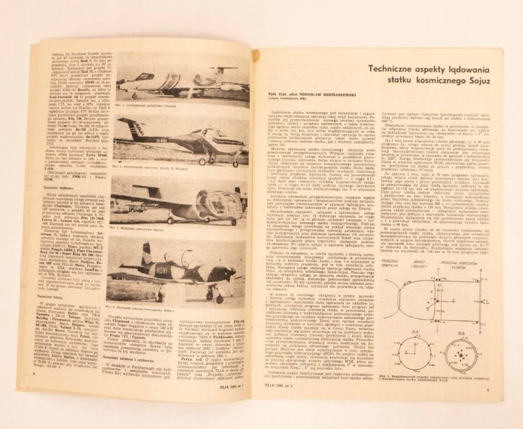 STARY MIESIĘCZNIK TECHNIKA LOTNICZA NR 1 1981