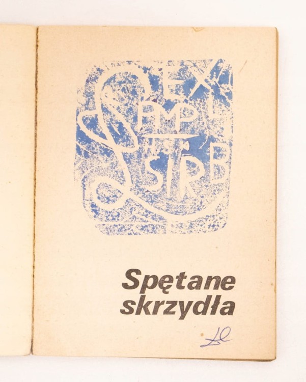 STARA KSIĄŻKA SPĘTANE SKRZYDŁA 1977