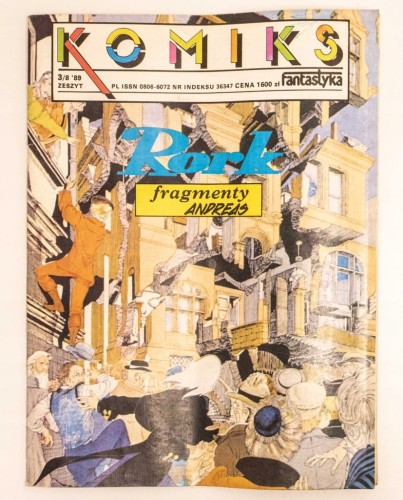 STARY KOMIKS RORK FRAGMENTY ANDREAS 1989