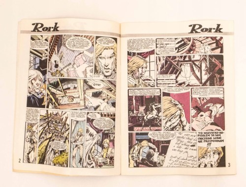STARY KOMIKS RORK FRAGMENTY ANDREAS 1989