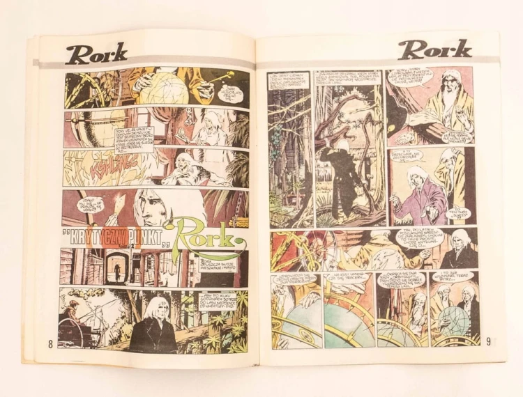 STARY KOMIKS RORK FRAGMENTY ANDREAS 1989
