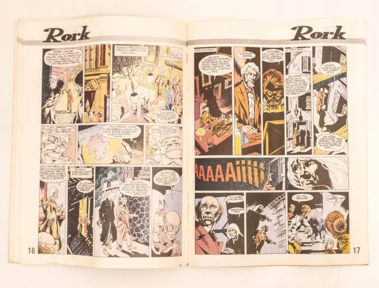 STARY KOMIKS RORK FRAGMENTY ANDREAS 1989
