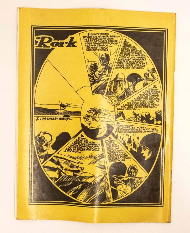 STARY KOMIKS RORK FRAGMENTY ANDREAS 1989