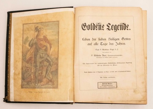 KSIĄŻKA NIEMIECKA GOLDENE LEGENDE 1902