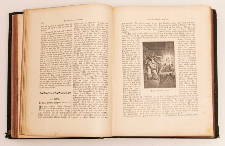KSIĄŻKA NIEMIECKA GOLDENE LEGENDE 1902