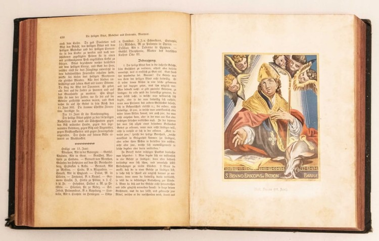 KSIĄŻKA NIEMIECKA GOLDENE LEGENDE 1902