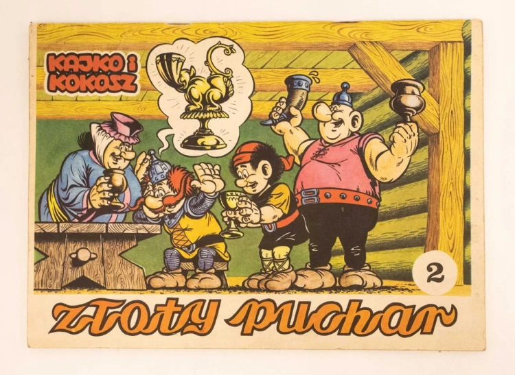 STARY KOMIKS KAJKO I KOKOSZ ZŁOTY PUCHAR 2 1988