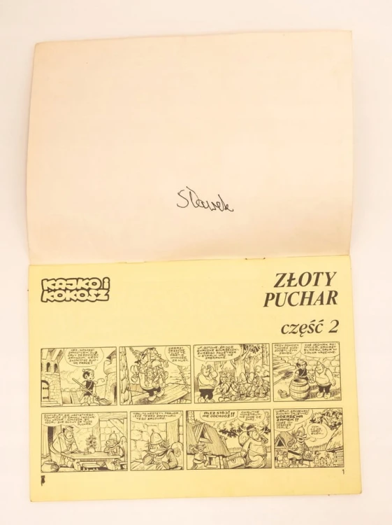 STARY KOMIKS KAJKO I KOKOSZ ZŁOTY PUCHAR 2 1988