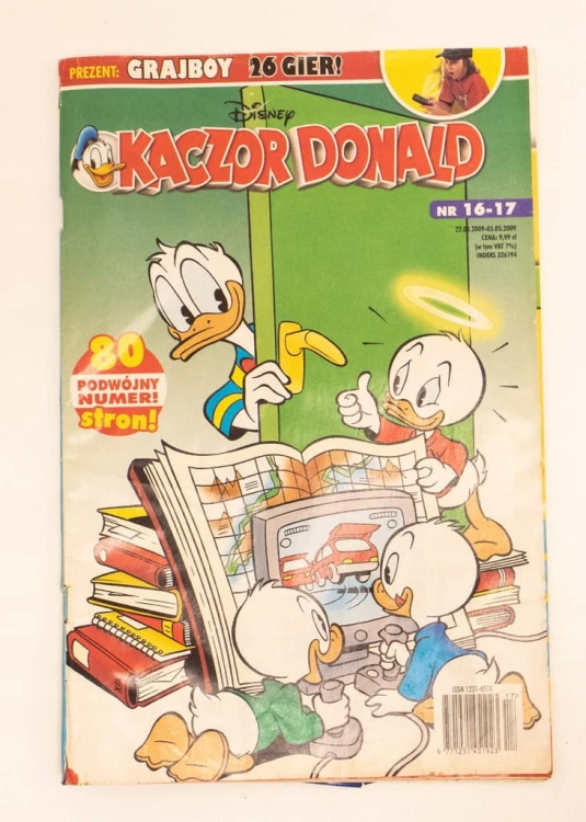 STARY KOMIKS KACZOR DONALD NR 16 - 17 2009
