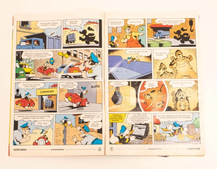 STARY KOMIKS KACZOR DONALD NR 16 - 17 2009