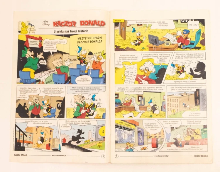 STARY KOMIKS KACZOR DONALD