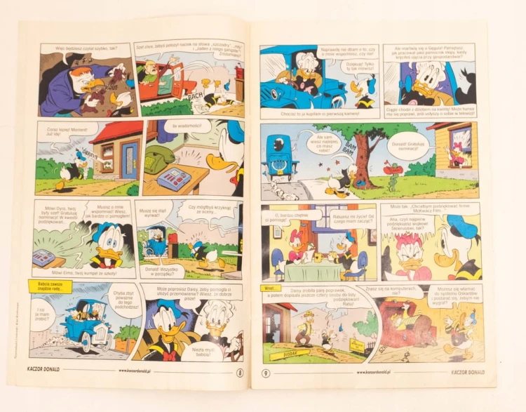 STARY KOMIKS KACZOR DONALD
