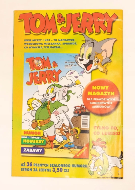 STARY KOMIKS TOM & JERRY NR 2 2007
