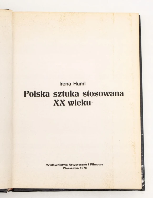 STARA KSIĄŻKA POLSKA SZTUKA W XX WIEKU 1978