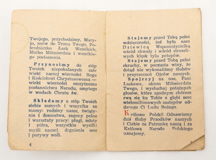 STARA KSIĄŻKA JASNOGÓRSKIE ŚLUBY NARODU POL 1957