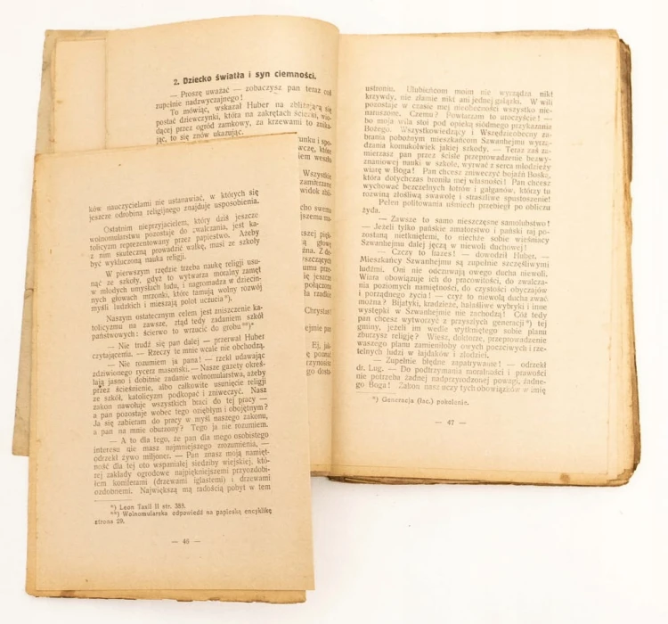 STARA KSIĄŻKA DIABEŁ W SZKOLE 1928