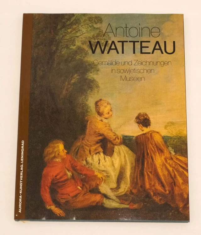 STARA KSIĄŻKA NIEMIECKA ANTOINE WATTEAU 1986