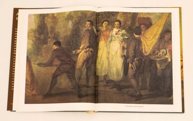 STARA KSIĄŻKA NIEMIECKA ANTOINE WATTEAU 1986