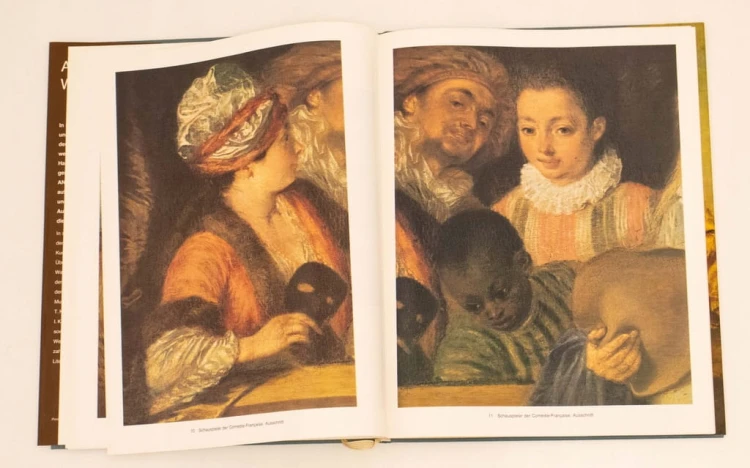 STARA KSIĄŻKA NIEMIECKA ANTOINE WATTEAU 1986
