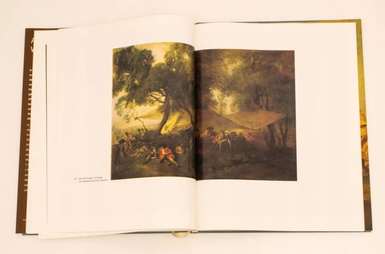 STARA KSIĄŻKA NIEMIECKA ANTOINE WATTEAU 1986
